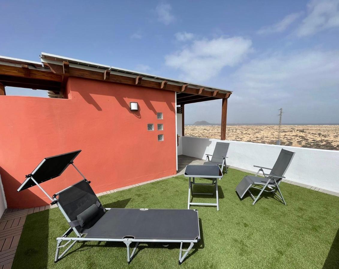 Villa Marie Agradable Y Tranquila Maison Con Piscina Corralejo Exterior foto